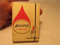 Vintage Zippo Original Box and Paperwork (dent)