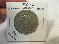 1920-S Walking Liberty  Half Dollar