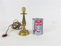 Lampe de table en laiton - Brass table lamp