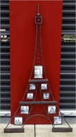 Tall Eiffel Tower Metal Photo Stand 5' Tall