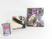 Livre et tableau 3D Led Zeppelin book and 3D art