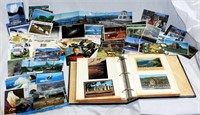 Lot of Postcards Vintage to Newer Some in Album