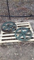 Pallet Lot Cast Wheels