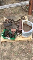 Pallet Lot Horse Leather, Feeder etc