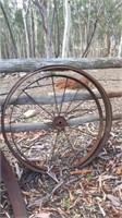 Wheel and 2 x Steel Wheel Rims
