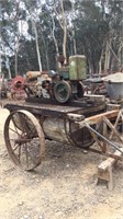 Water Cart with Motor and Pump
