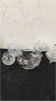 Glass candy dishes