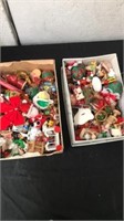 2 Group of Christmas ornaments