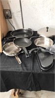 Group of Cooking pans