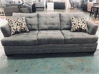 Contemporary Sofa with Tufted Cushions by Simmons