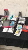 Box of stereo installation kit iPad cases phone