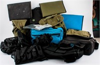 Firearm Large Lot of Shooting Bags and Accessories
