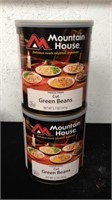 2 Mountainhouse freeze-dried cut green bean 5.7