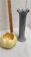 11" & 3" tall vases nice condition