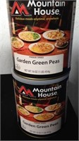 2 Mountainhouse freeze-dried garden green peas 16