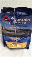 6 Mountainhouse freeze-dried spaghetti with meat