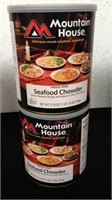 2 Mountainhouse freeze-dried seafood chowder 17.8