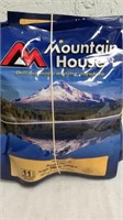 6 Mountainhouse freeze-dried spaghetti with meat