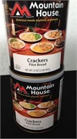 2 Mountainhouse crackers pilot bread 32 ounce