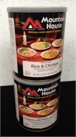 Mountainhouse freeze-dried rice and chicken and