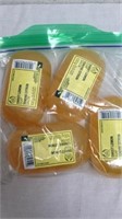 4 new body shop 3.5 ounce soap bars sweet lemon