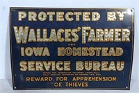 SST Wallace's Farmer Service sign
