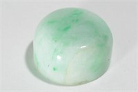 Chinese Celadon Jade Amulet, Dome-Form