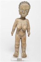 African Ewe People Togo Fetish Figure, Carved Nude