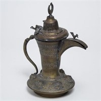 Middle Eastern Brass "Bird" Dallah Coffee Pot