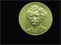 (1) 1981 Mark Twain GOLD coin/medal