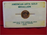 (1) 1980 Marian Anderson 1/2 oz GOLD medal