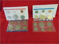 (2) 1776-1976 P&D Bicentennial Mint Sets