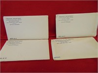 (4) 1970-1972 P&D UNC. Mint Sets