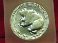 (1) 1769-1969 California Grizzly SILVER