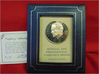 (1) 1972 Campaign Medal .925 SILVER