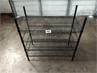 Metro Rack with 4 Adjustable Wire Shelves