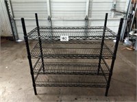Metro Rack with 4 Adjustable Wire Shelves