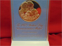 (1) 1972 Mother's Day Medal .925 SILVER