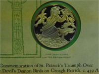 (1) 1975 .999 Irish SILVER St. Patrick's Day