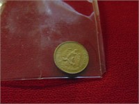 (1) 1945 2 PESO GOLD Coin from Mexico