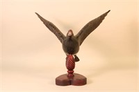 Dallas J. Valley Handcarved and Painted Coot in