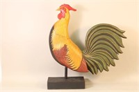 Handcarved and Painted Rooster by Peter Storm,