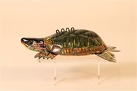 Carl Christiansen Painted Turtle Fish Spearing
