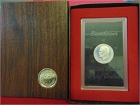 (1) 1973 Brown Ike-S SILVER Proof