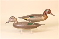 Hurley Conklin Pair of Hen and Drake Green-winged