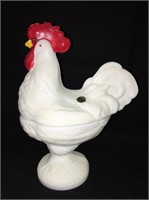 Westmoreland Glass Covered Rooster Dish