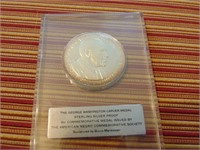 (1) George Washington Carver Medal .925 SILVER