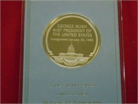 (1) 1989 George Bush .925 SILVER Proof Medal