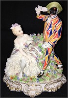 Fabris Italy Porcelain Hand Painted Figurine