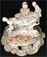 Fabris Porcelain Figural Grouping